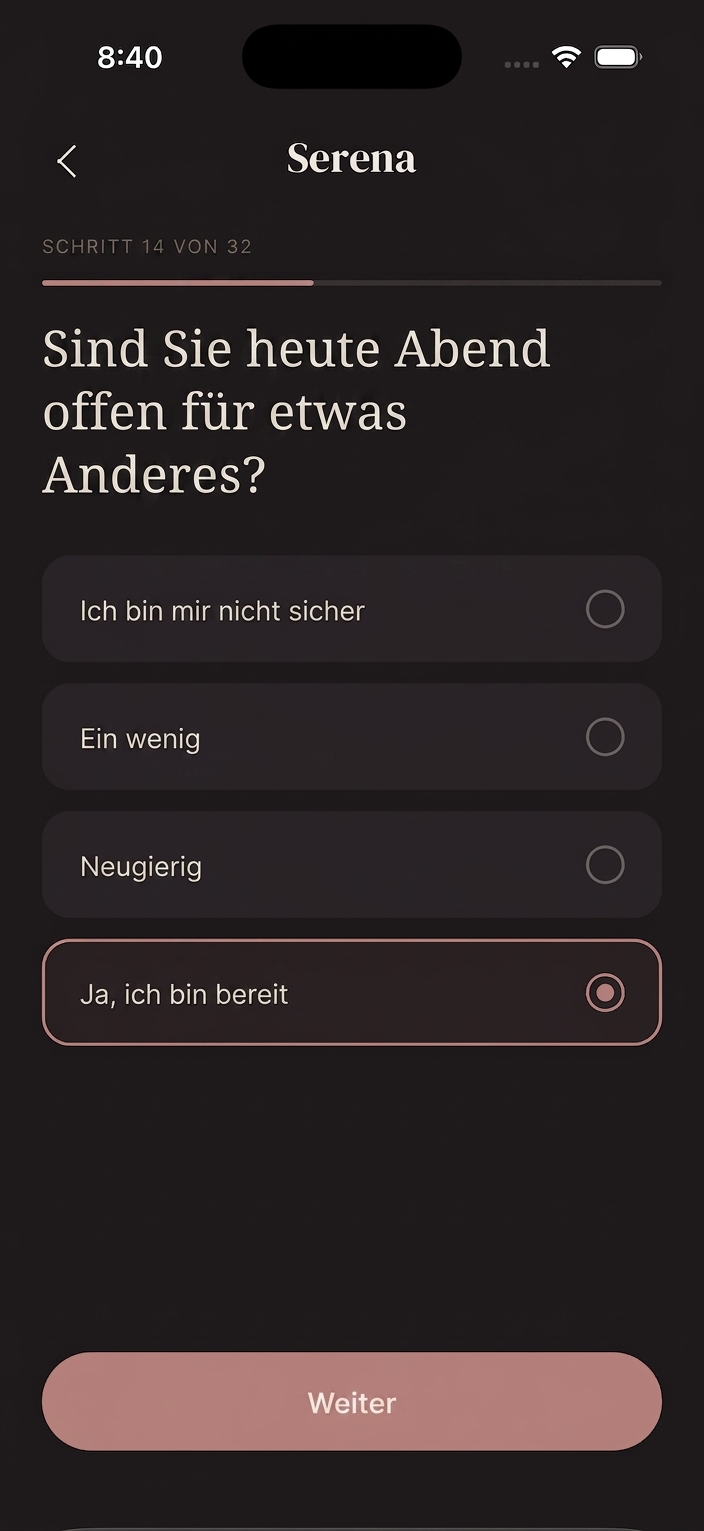 Der empfängliche Zustand