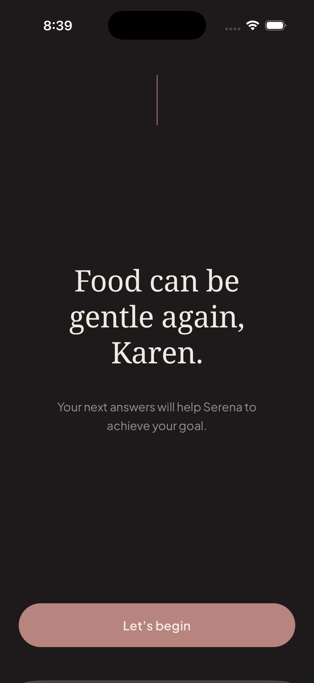 Personalised affirmation