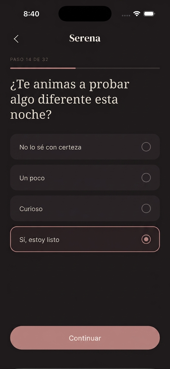 El estado receptivo
