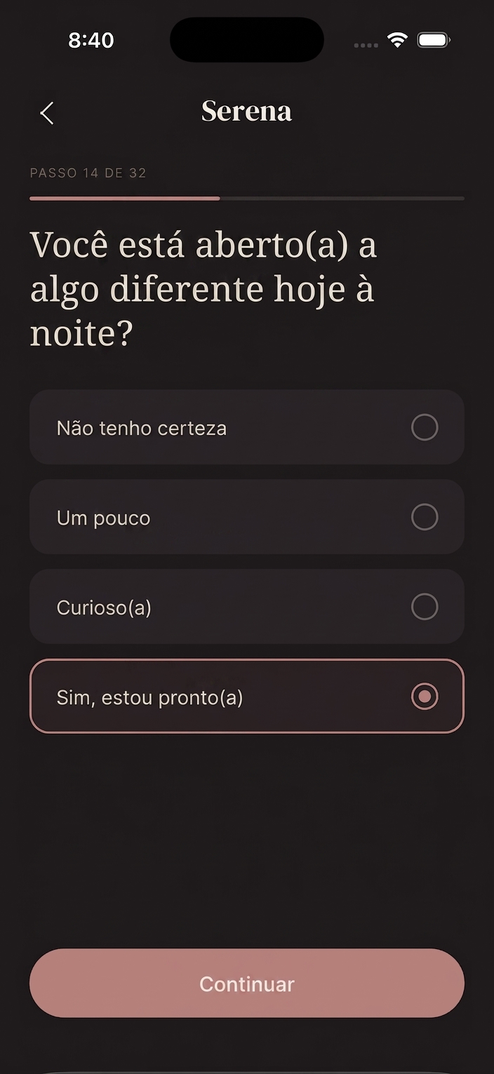 O estado recetivo